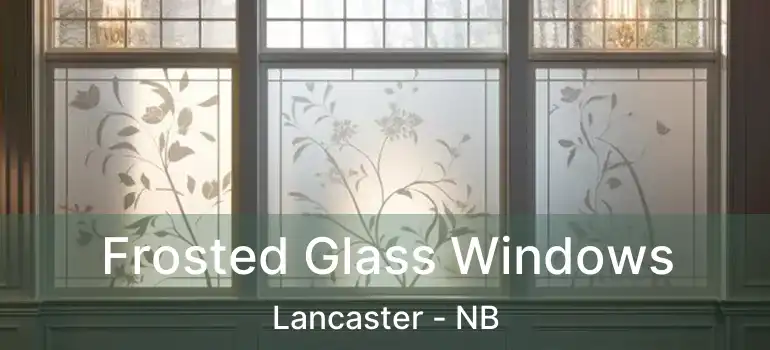  Frosted Glass Windows Lancaster - NB