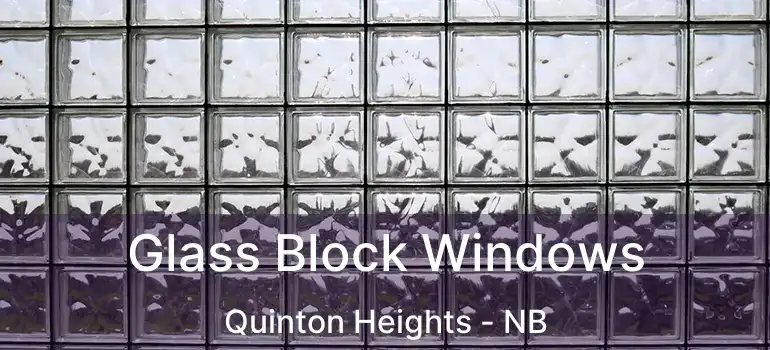 Glass Block Windows Quinton Heights - NB
