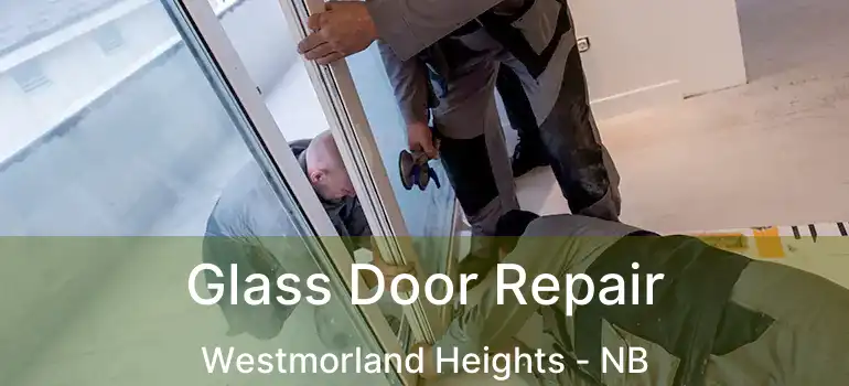  Glass Door Repair Westmorland Heights - NB