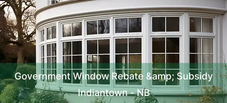  Government Window Rebate & Subsidy Indiantown - NB