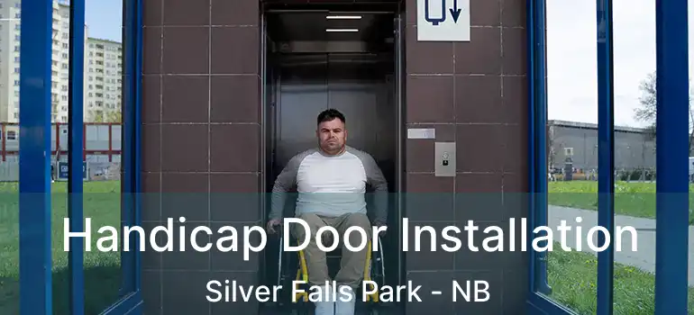  Handicap Door Installation Silver Falls Park - NB