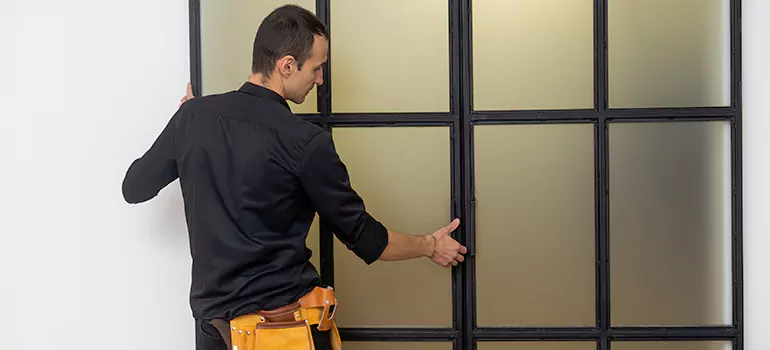 Patio French door installation in Saint John, NB
