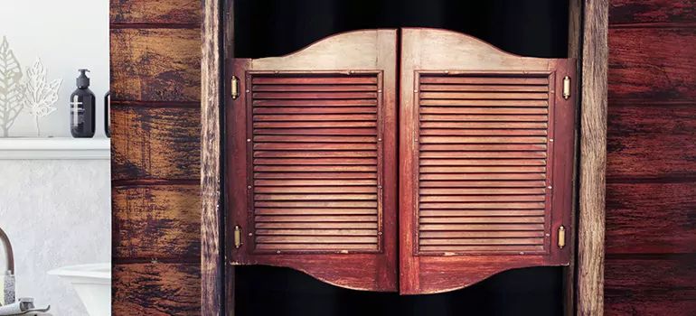 Installing Saloon Door Hinges in Seaview, NB