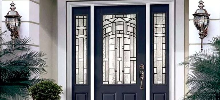 Stained Glass Door Panels in Saint John, New Brunswick