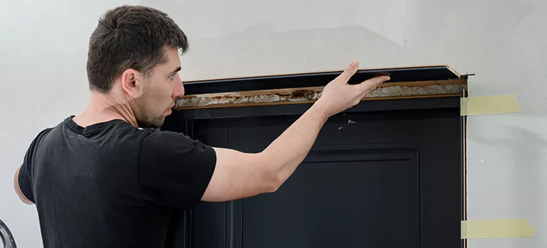 Wood Door Hole Repair in Saint John, NB