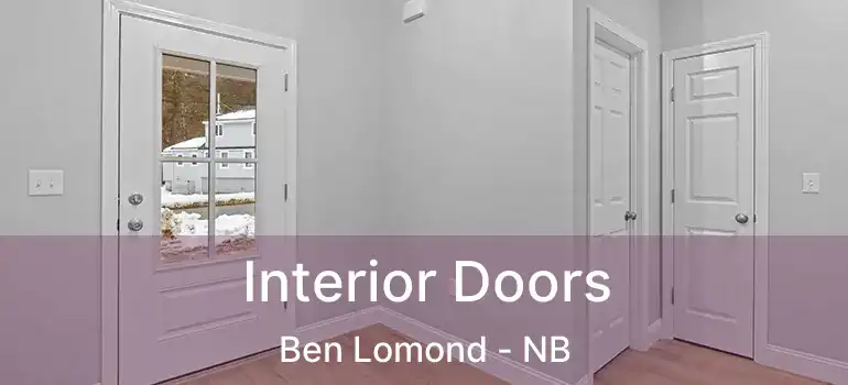  Interior Doors Ben Lomond - NB