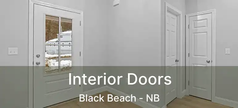  Interior Doors Black Beach - NB