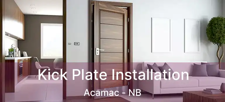  Kick Plate Installation Acamac - NB