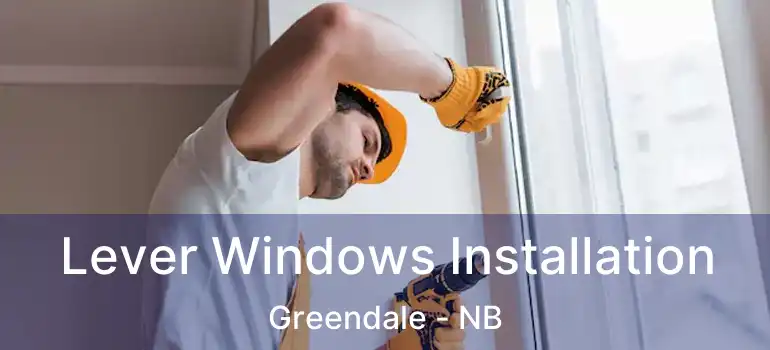  Lever Windows Installation Greendale - NB