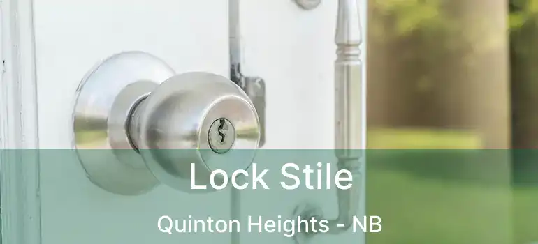  Lock Stile Quinton Heights - NB