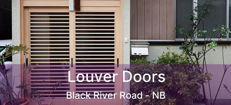  Louver Doors Black River Road - NB