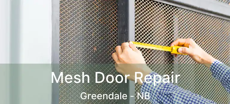  Mesh Door Repair Greendale - NB