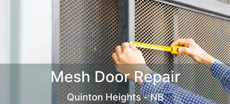  Mesh Door Repair Quinton Heights - NB