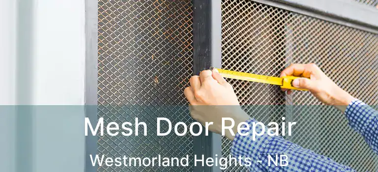  Mesh Door Repair Westmorland Heights - NB