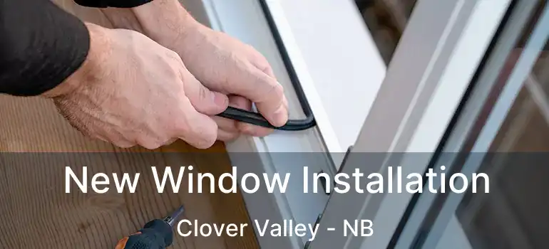  New Window Installation Clover Valley - NB