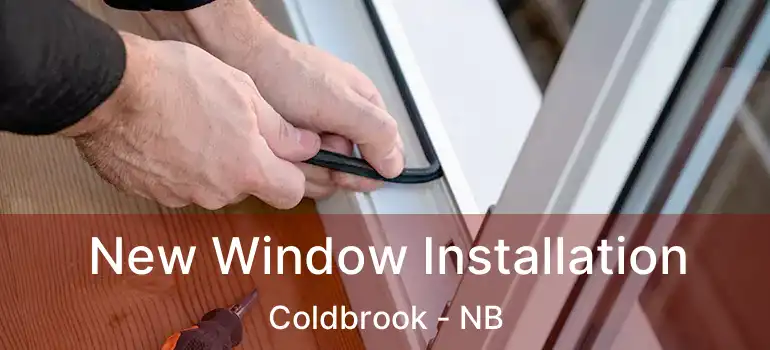  New Window Installation Coldbrook - NB