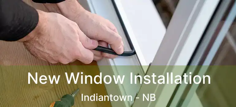  New Window Installation Indiantown - NB