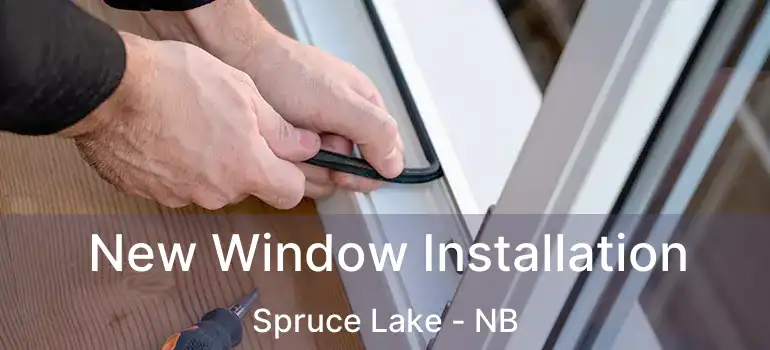  New Window Installation Spruce Lake - NB