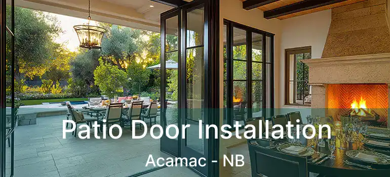  Patio Door Installation Acamac - NB