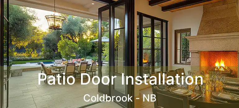  Patio Door Installation Coldbrook - NB