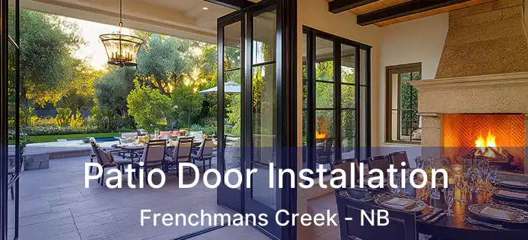  Patio Door Installation Frenchmans Creek - NB