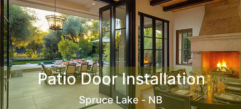  Patio Door Installation Spruce Lake - NB