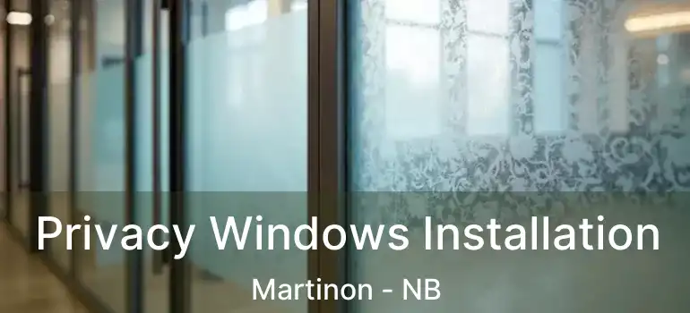  Privacy Windows Installation Martinon - NB