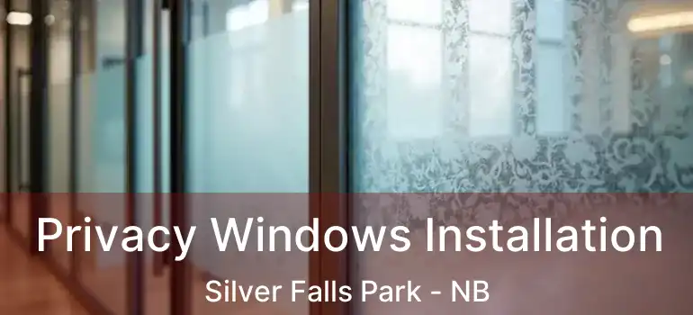  Privacy Windows Installation Silver Falls Park - NB