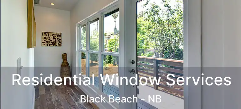  Residential Window Services Black Beach - NB