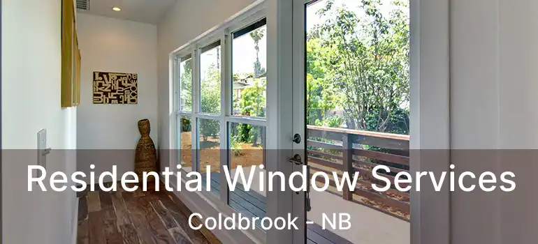  Residential Window Services Coldbrook - NB