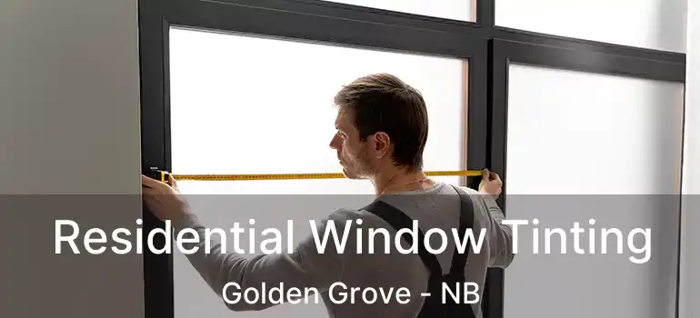  Residential Window Tinting Golden Grove - NB