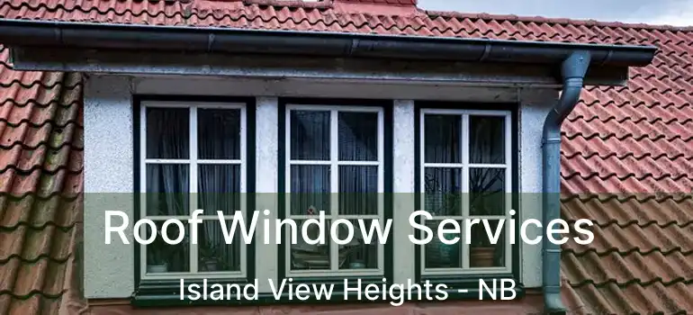  Roof Window Services Island View Heights - NB