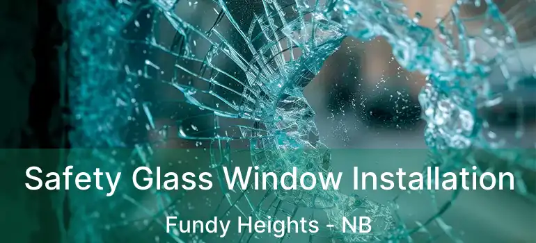  Safety Glass Window Installation Fundy Heights - NB