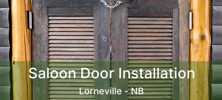  Saloon Door Installation Lorneville - NB