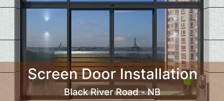  Screen Door Installation Black River Road - NB