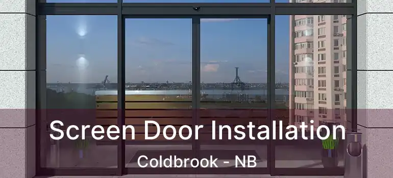  Screen Door Installation Coldbrook - NB