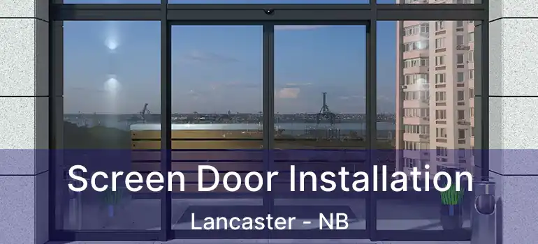  Screen Door Installation Lancaster - NB