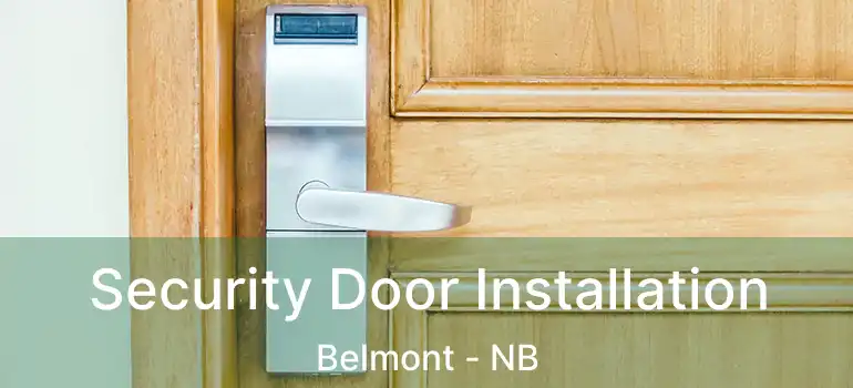  Security Door Installation Belmont - NB