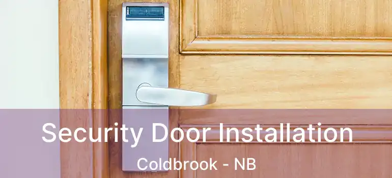  Security Door Installation Coldbrook - NB