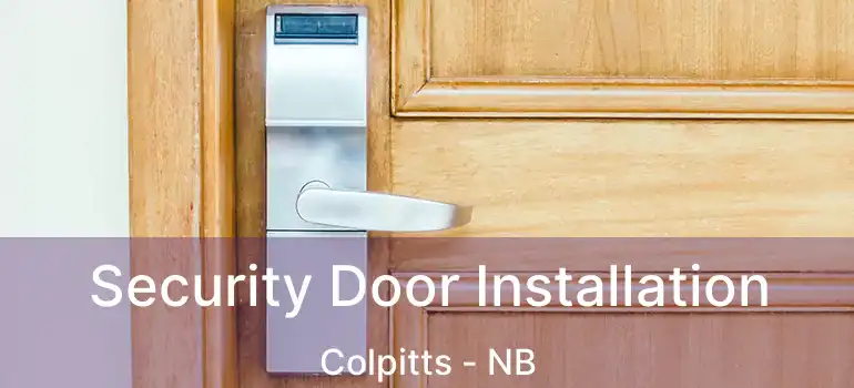  Security Door Installation Colpitts - NB