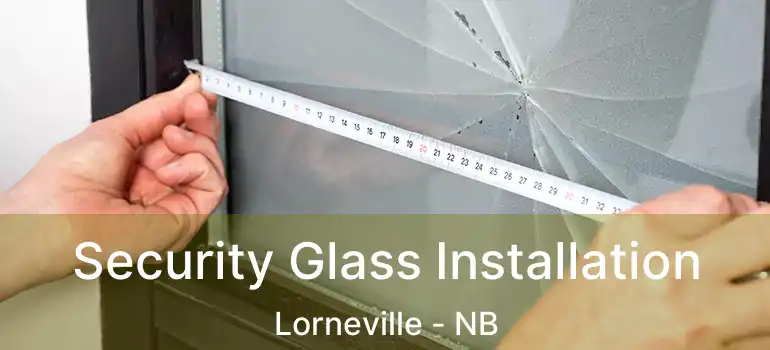  Security Glass Installation Lorneville - NB