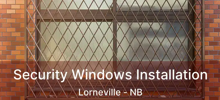  Security Windows Installation Lorneville - NB