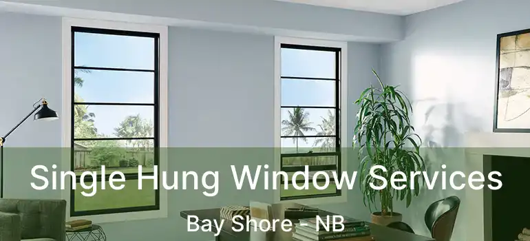  Single Hung Window Services Bay Shore - NB
