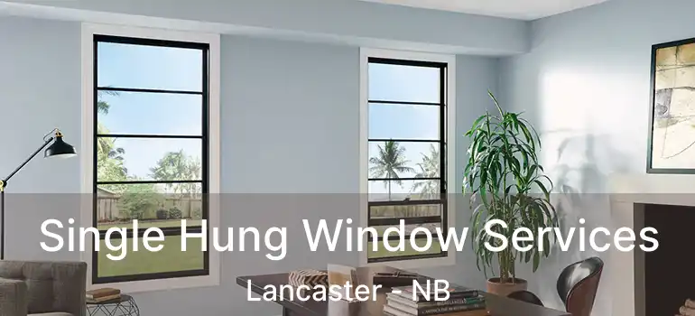  Single Hung Window Services Lancaster - NB
