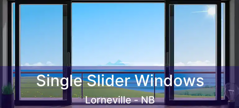  Single Slider Windows Lorneville - NB