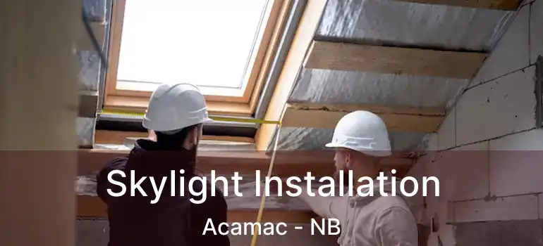  Skylight Installation Acamac - NB
