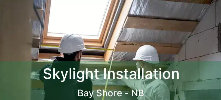  Skylight Installation Bay Shore - NB