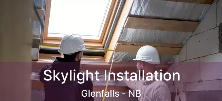  Skylight Installation Glenfalls - NB