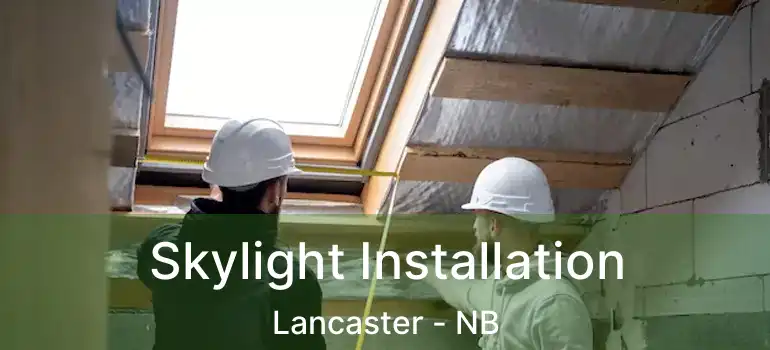  Skylight Installation Lancaster - NB