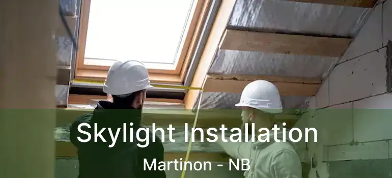  Skylight Installation Martinon - NB
